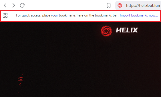 Show your bookmarks bar
